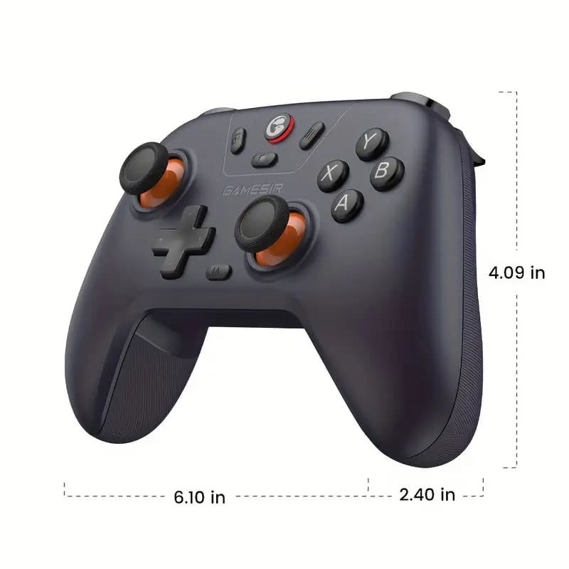 Ergonomic Wireless Gaming Controller with Turbo Function